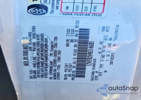 2008 Ford Mustang Gt z USA, uszkodzony, nr VIN 1ZVHT82H985146081